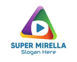 Multicolor Media Player Logo