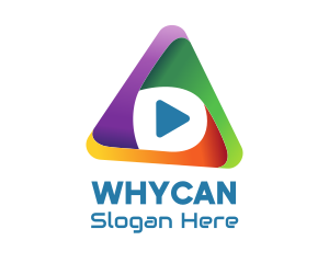 Multicolor Media Player Logo