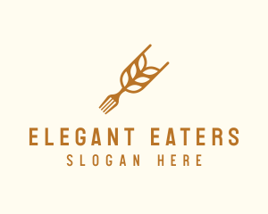 Rice Grain Fork logo design