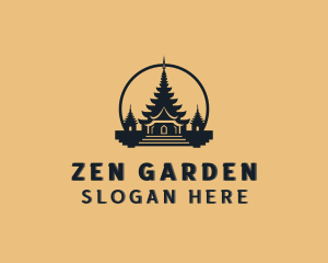 Asian - Asian Temple Architecture logo design