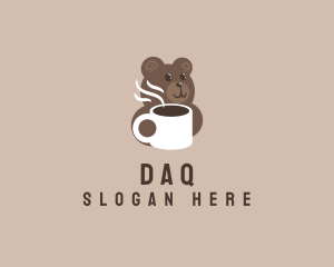 Mug - Hot Coffee Bear logo design