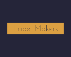 Label - Simple Minimalist Label logo design