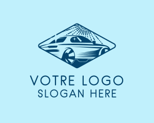 Clean Sports Car Logo
