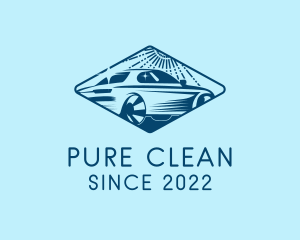 Clean Sports Car logo design