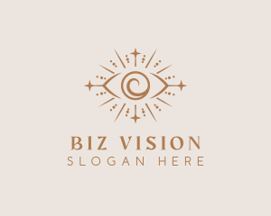 Boho Eye Mystical Healing logo design