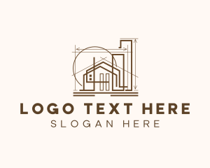 Logistic Hub - Architecture Real Estate Property logo design