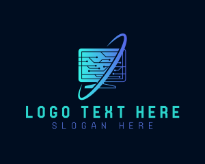 High Tech - Computer Circuit Technology logo design