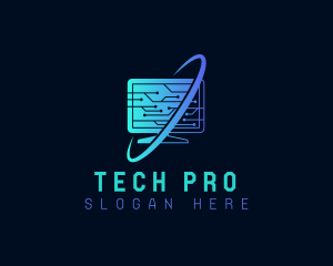 Technology - Computer Circuit Technology logo design