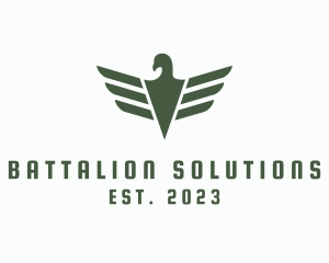 Military Eagle Bird logo design