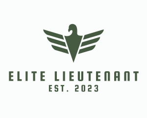Lieutenant - Military Eagle Bird logo design
