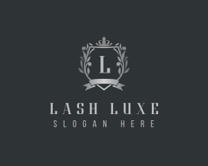 Premium Royal Leaf Shield logo design