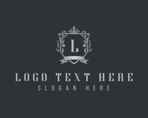Stylist - Premium Royal Leaf Shield logo design