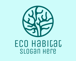 Biodiversity - Marine Coral Reef logo design