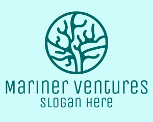 Marine Coral Reef  logo design