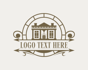 Residence - Home Estate Villa logo design