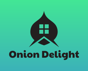 Onion - House Window Roof logo design