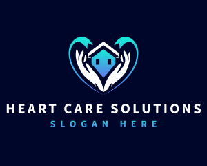 Heart Hand Charity logo design