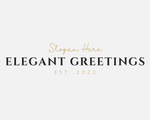 Elegant Luxury Business logo design