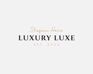 Elegant Luxury Business logo design