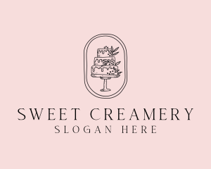 Cake Sweet Bakery logo design