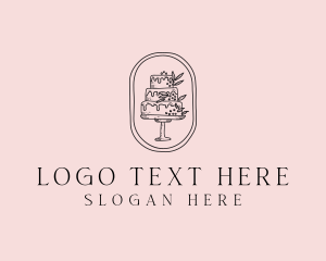 Food - Cake Sweet Bakery logo design