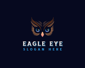 Luminous Owl Eyes logo design