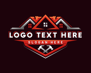Refurbish - Hammer Roofing Joinery logo design