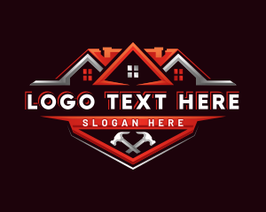 Embelm - Hammer Roofing Joinery logo design