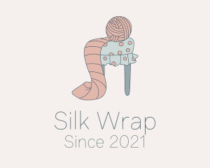 Scarf - Wool Scarf Upholstery logo design