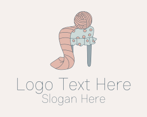 Wool Scarf Upholstery Logo