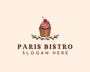 Sweet Cherry Cupcake logo design