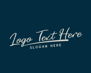 Script - Elegant Business Company logo design