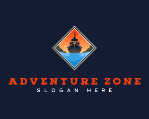 Cruise Ship Adventure logo design