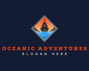 Cruise Ship Adventure logo design