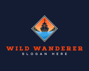 Cruise Ship Adventure logo design