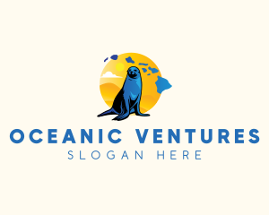 Hawaii Seal Marine logo design