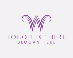 Dermatologist - Classy Feminine Letter W logo design