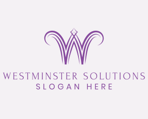 Classy Feminine Letter W logo design