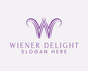 Classy Feminine Letter W logo design