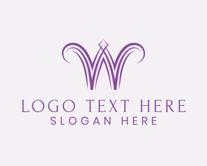 Company - Classy Feminine Letter W logo design