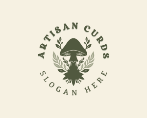 Organic Mushroom Garden logo design