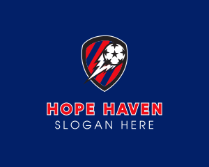 Sports Equipment - Soccer Ball Football logo design