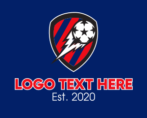 Football Club - Soccer Ball Football logo design