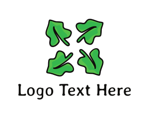 Vegetable - Oak Leaf Foliage logo design