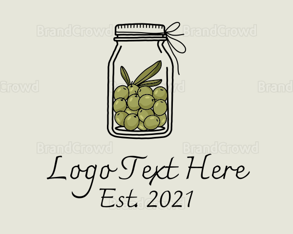 Green Olive Jar Logo