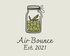 Green Olive Jar logo design