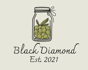 Green Olive Jar logo design