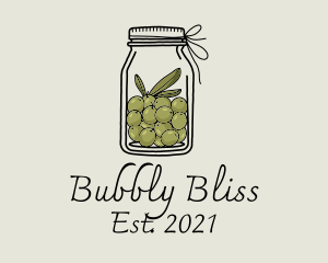 Green Olive Jar logo design