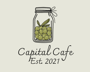 Green Olive Jar logo design