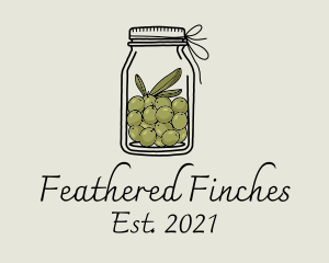 Green Olive Jar logo design